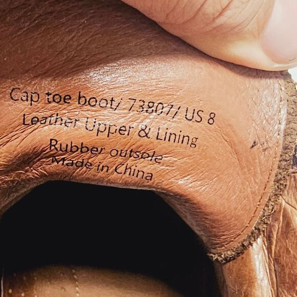 Warfield and Grand Brown Cap Toe Mens Lace Up Chukka Casual Boots 73807 Size 8 - Picture 7 of 8